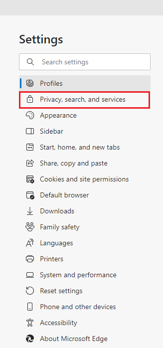 Edge - Privacy, search and services