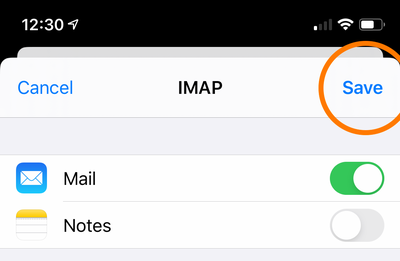 How to set up iiNet email for iPhone and iPad - Step 9